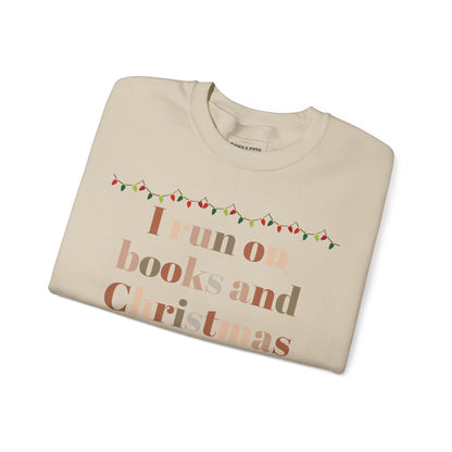 'Books & Christmas Cheer' Crewneck Sweatshirt