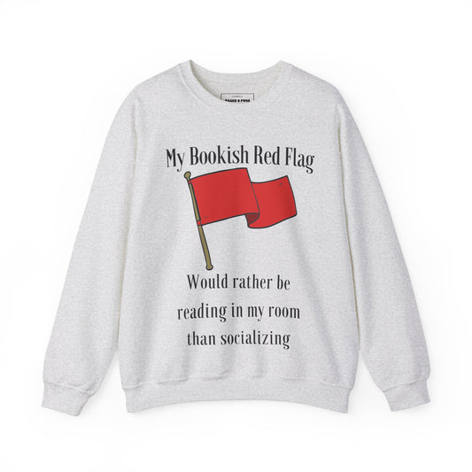 "I prefer reading than people" Crewneck Sweatshirt