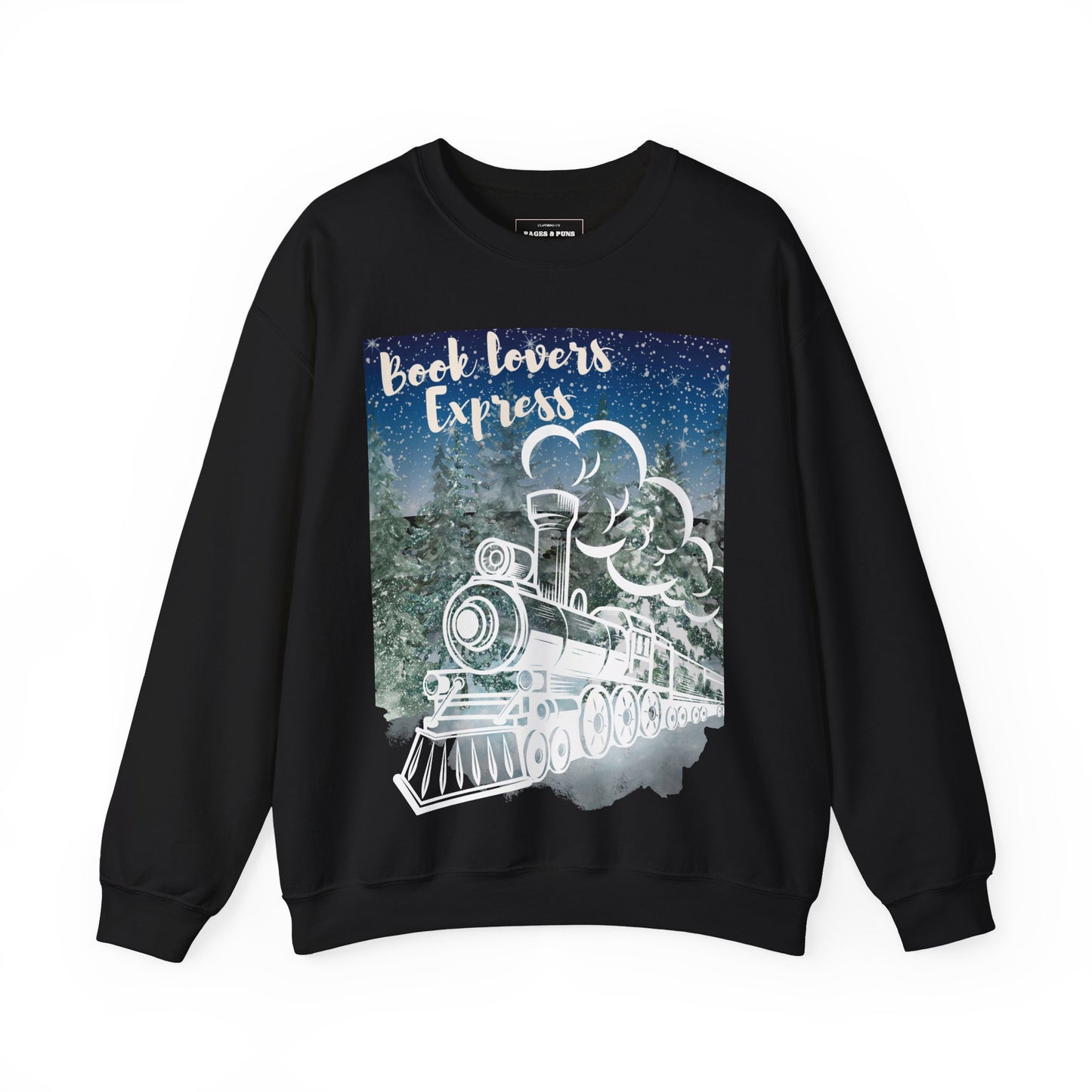 'Book Lover express ' Crewneck Sweatshirt