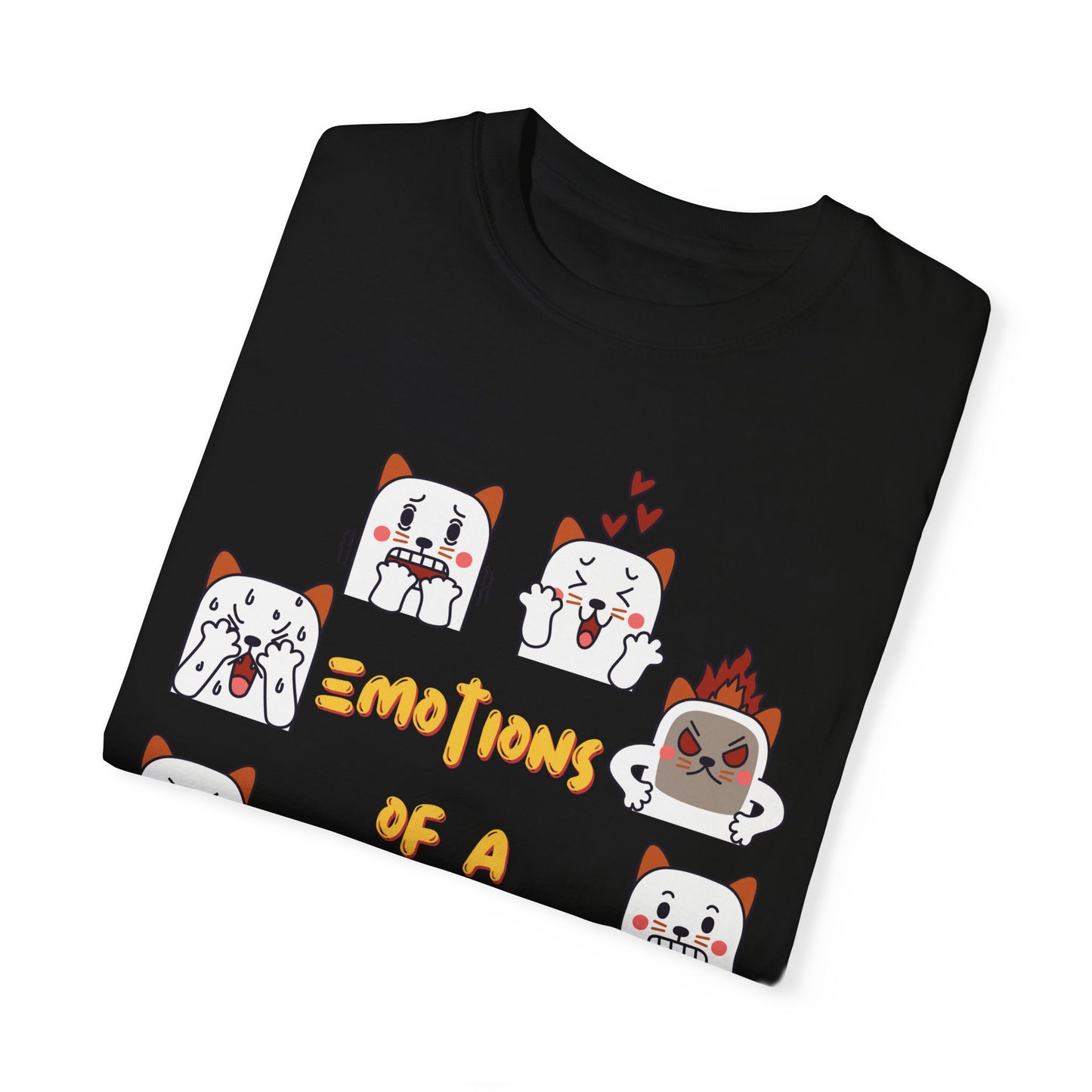 "Cat faces emotions of reader" T-shirt