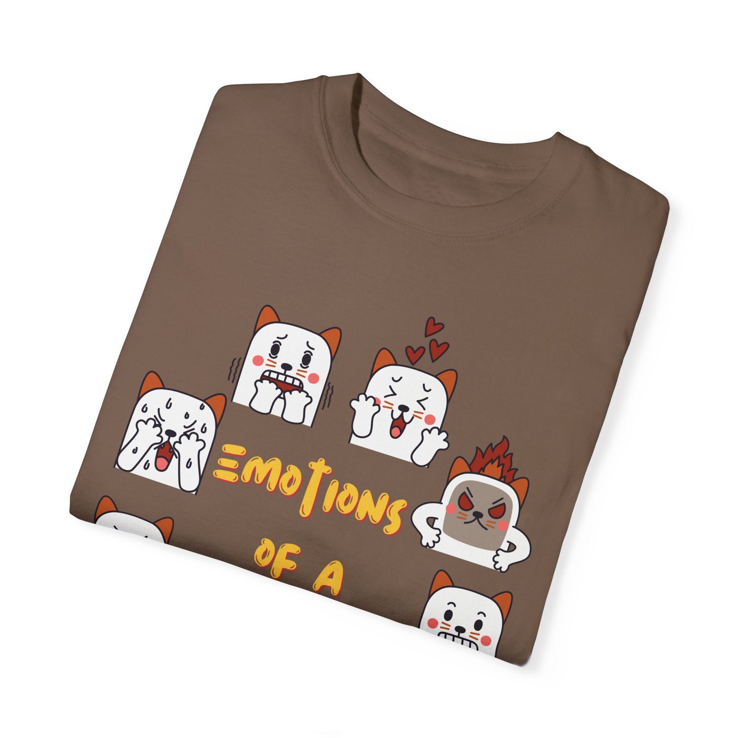 "Cat faces emotions of reader" T-shirt