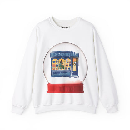 'Bookstore Snow globe' Crewneck Sweatshirt