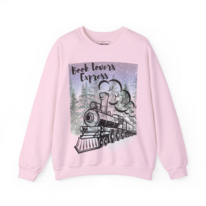 'Book Lover express ' Crewneck Sweatshirt