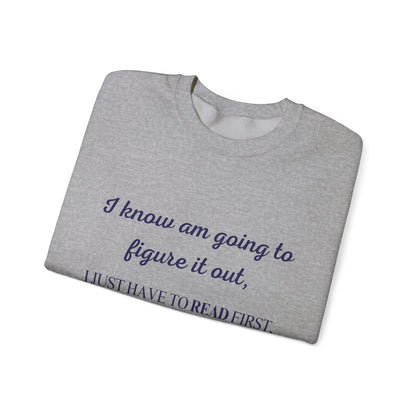 "Reading First" Crew Sweatshirt