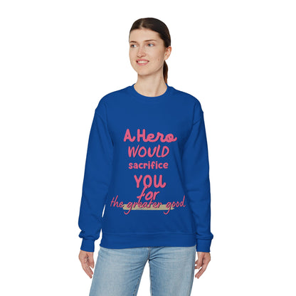 Hero Unisex Heavy Blend™ Crewneck Sweatshirt