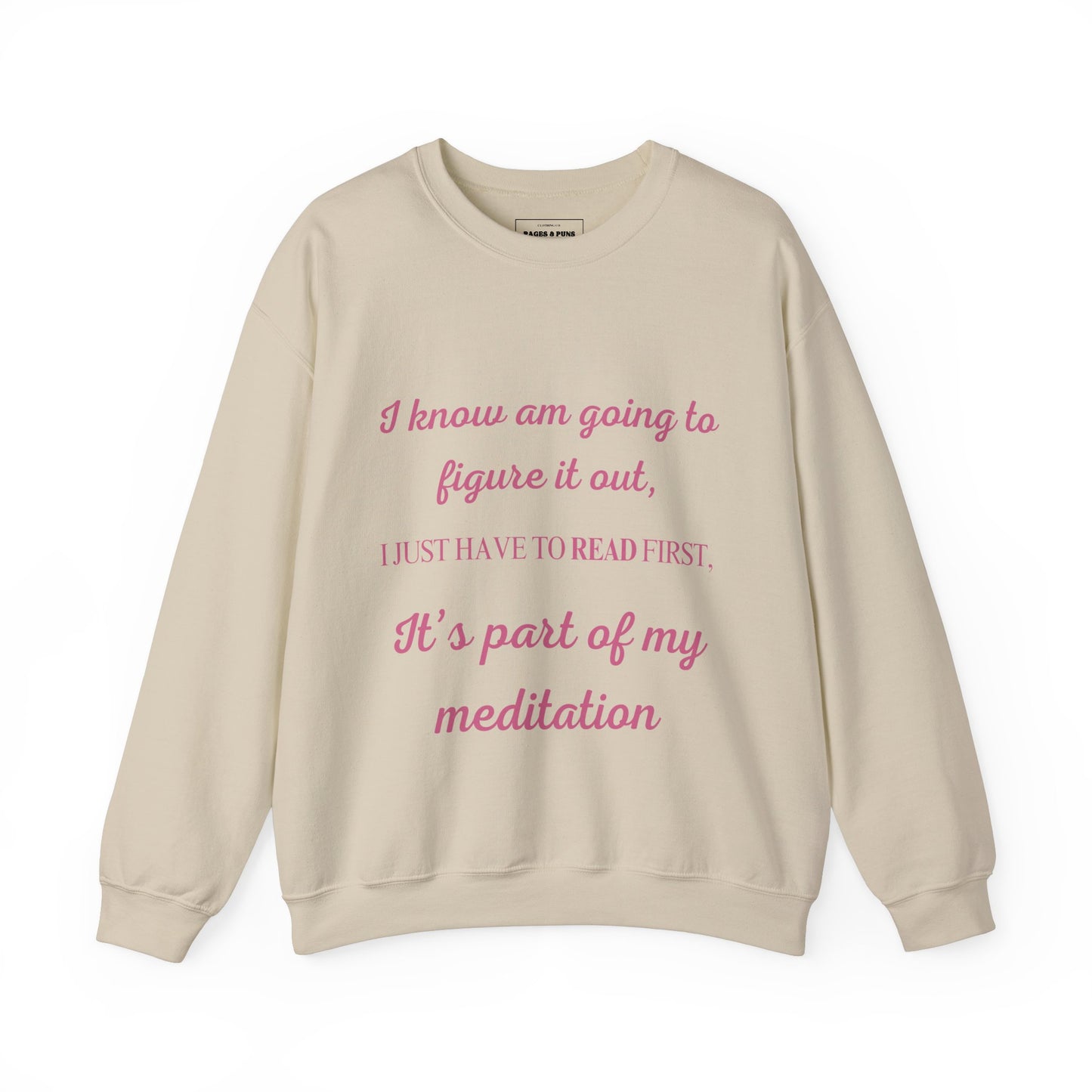 "Reading First" Crew Sweatshirt