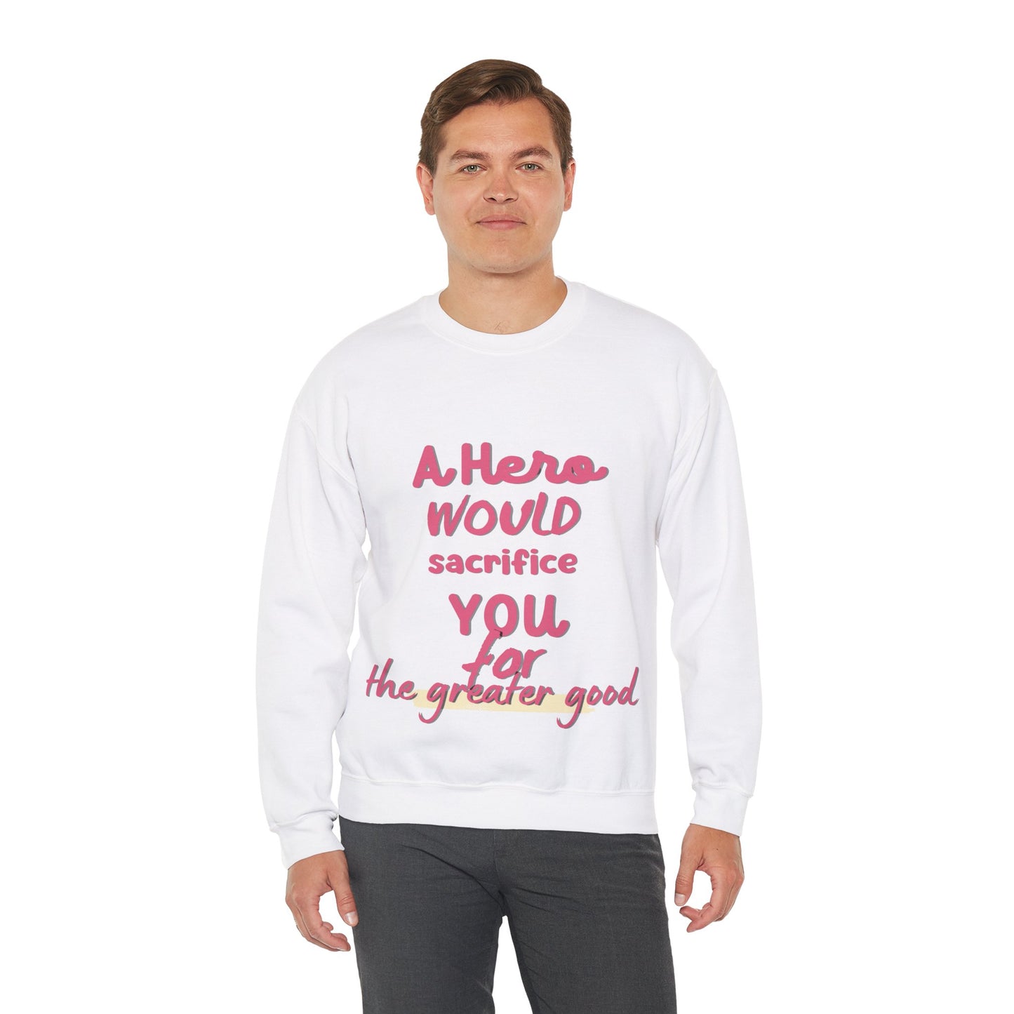 Hero Unisex Heavy Blend™ Crewneck Sweatshirt