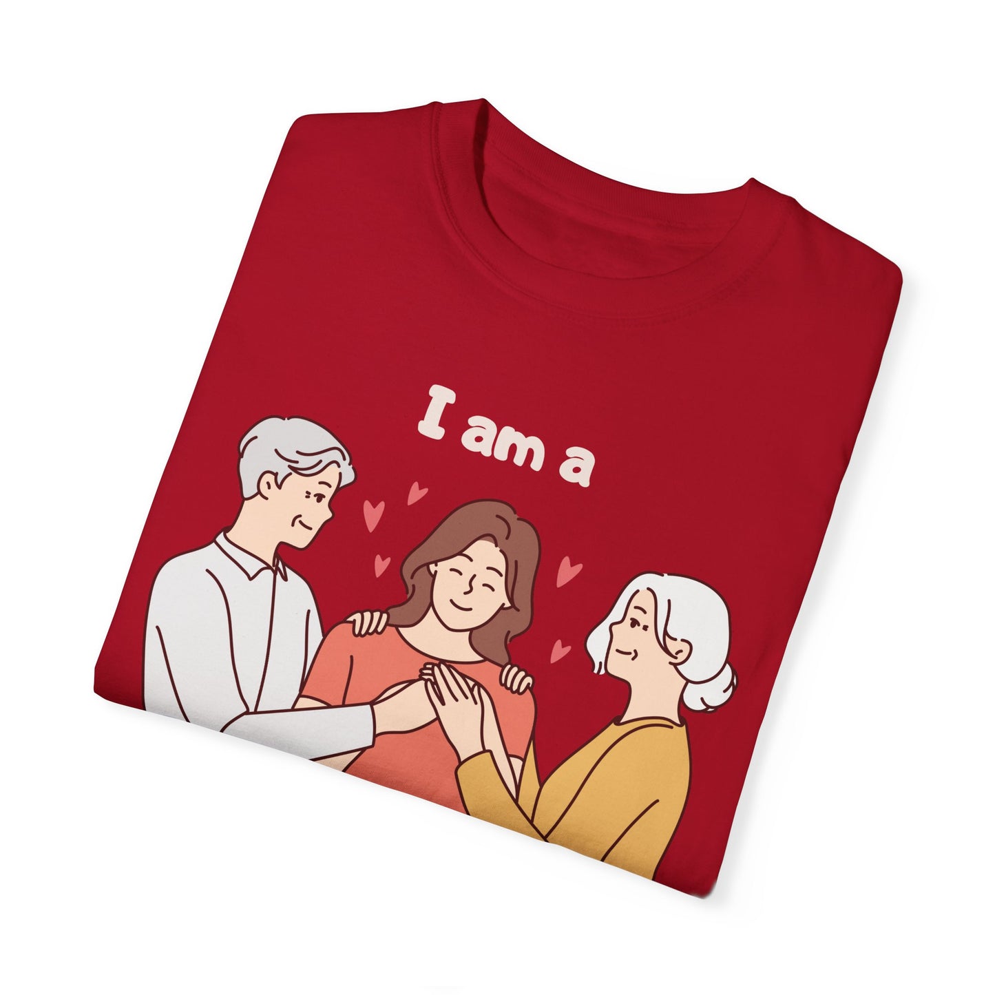 "Long distance daughter with parents" T-shirt