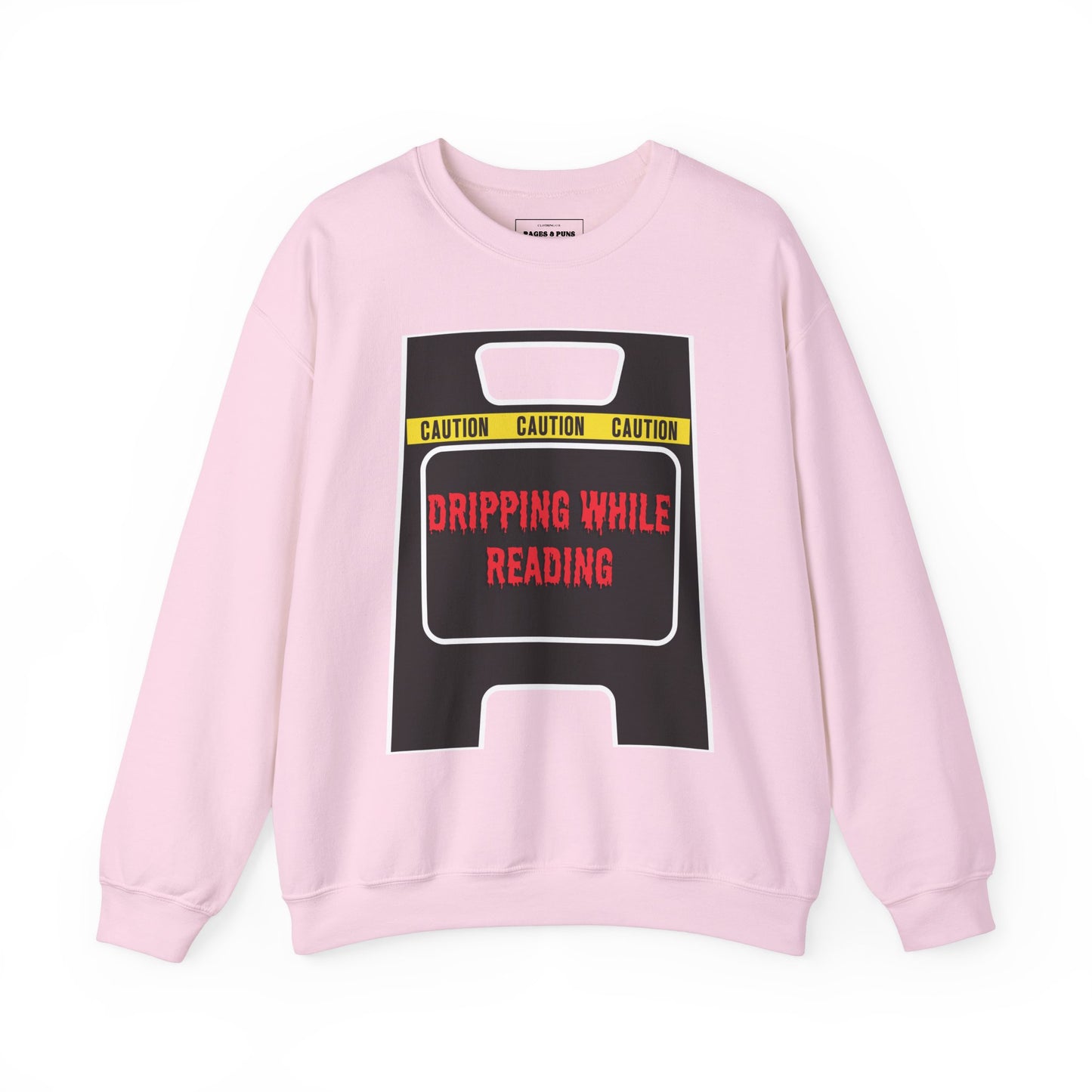 "Dripping while Reading" Crew Sweatshirt