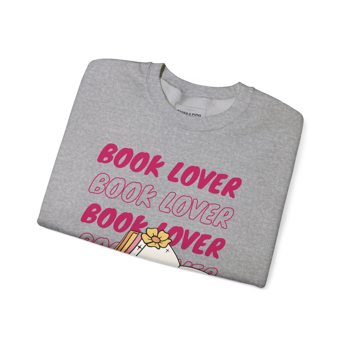 "Book Lover" Crew Sweatshirt