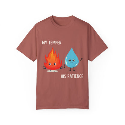 "My temper, His patience" T-shirt