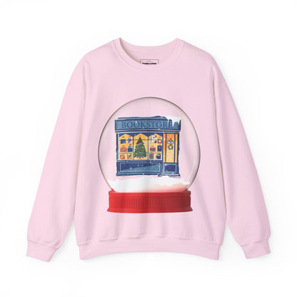 'Bookstore Snow globe' Crewneck Sweatshirt