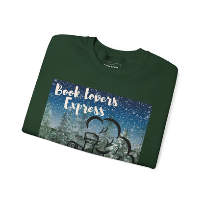 'Book Lover express ' Crewneck Sweatshirt