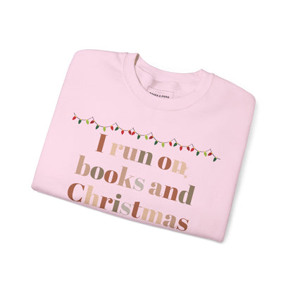 'Books & Christmas Cheer' Crewneck Sweatshirt