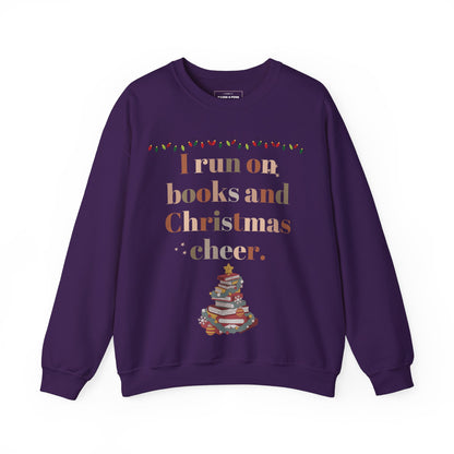 'Books & Christmas Cheer' Crewneck Sweatshirt