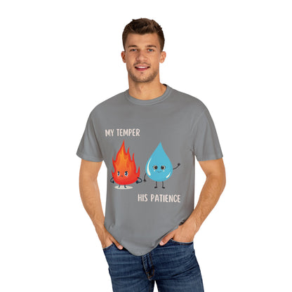 "My temper, His patience" T-shirt