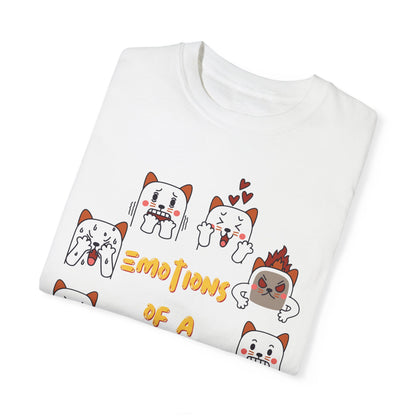 "Cat faces emotions of reader" T-shirt