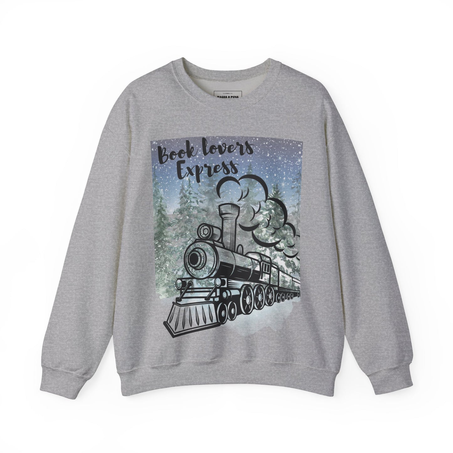 'Book Lover express ' Crewneck Sweatshirt