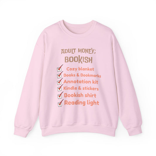 "Adult Money: Bookish" Crew Sweatshirt