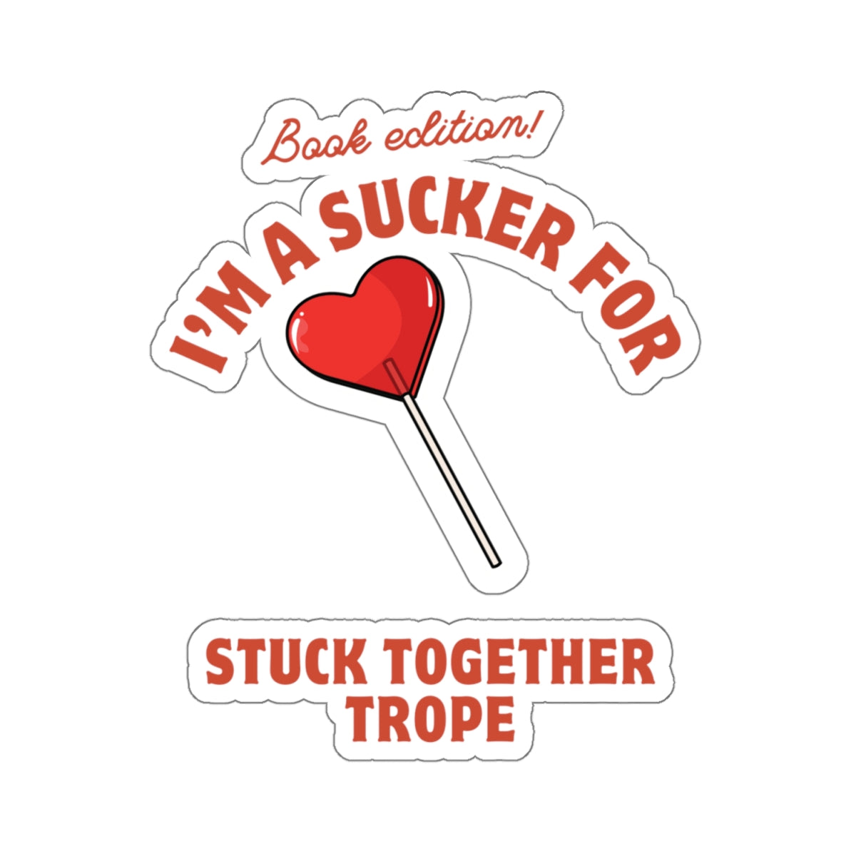 "Stuck together trope" Stickers