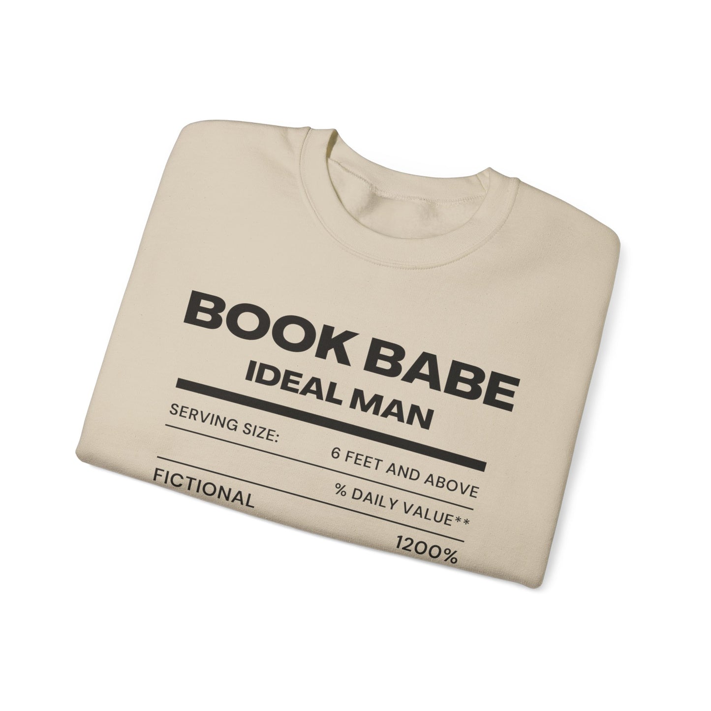 "Book Babe Ideal Man" Crewneck Sweatshirt