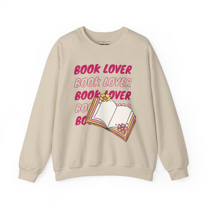 "Book Lover" Crew Sweatshirt