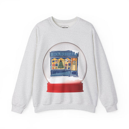 'Bookstore Snow globe' Crewneck Sweatshirt