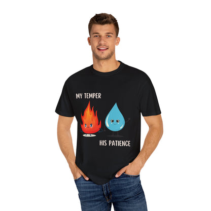 "My temper, His patience" T-shirt