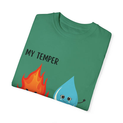 "My temper, His patience" T-shirt