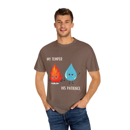 "My temper, His patience" T-shirt