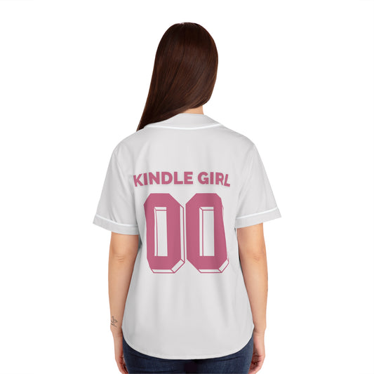 "Kindle Girl" baseball Jersey