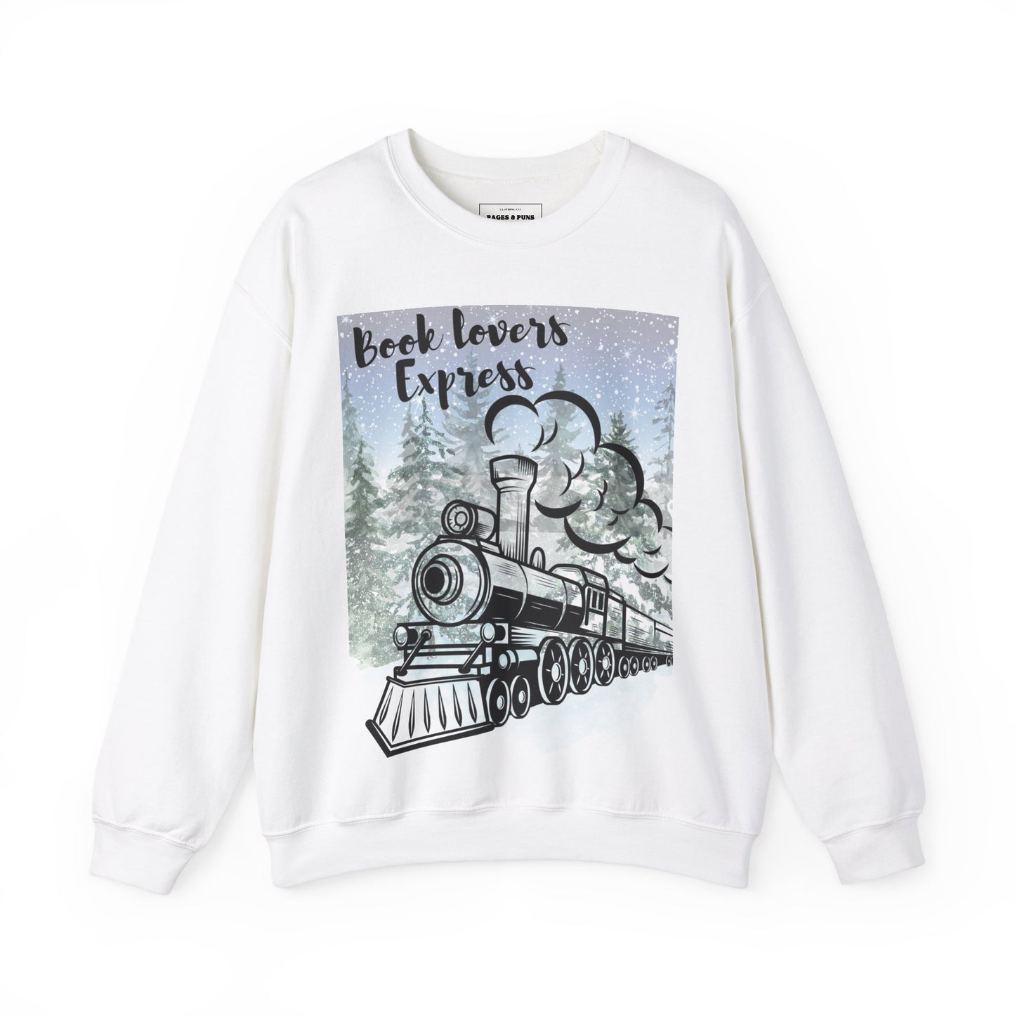 'Book Lover express ' Crewneck Sweatshirt