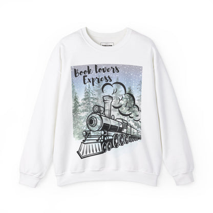 'Book Lover express ' Crewneck Sweatshirt