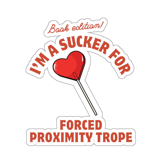 "Forced proximity" Stickers