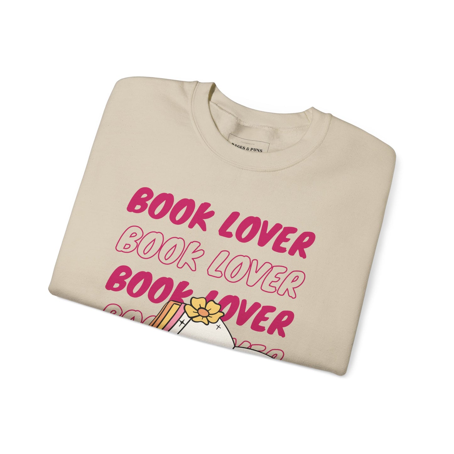 "Book Lover" Crew Sweatshirt