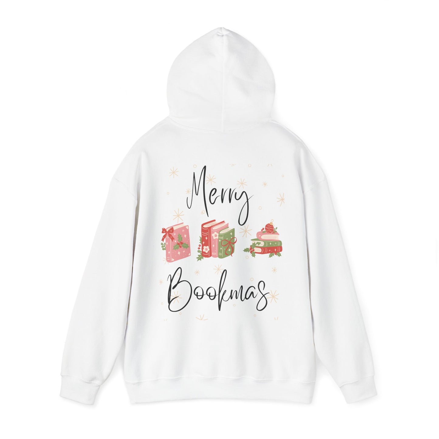 'Merry Bookmas' Hooded Sweatshirt