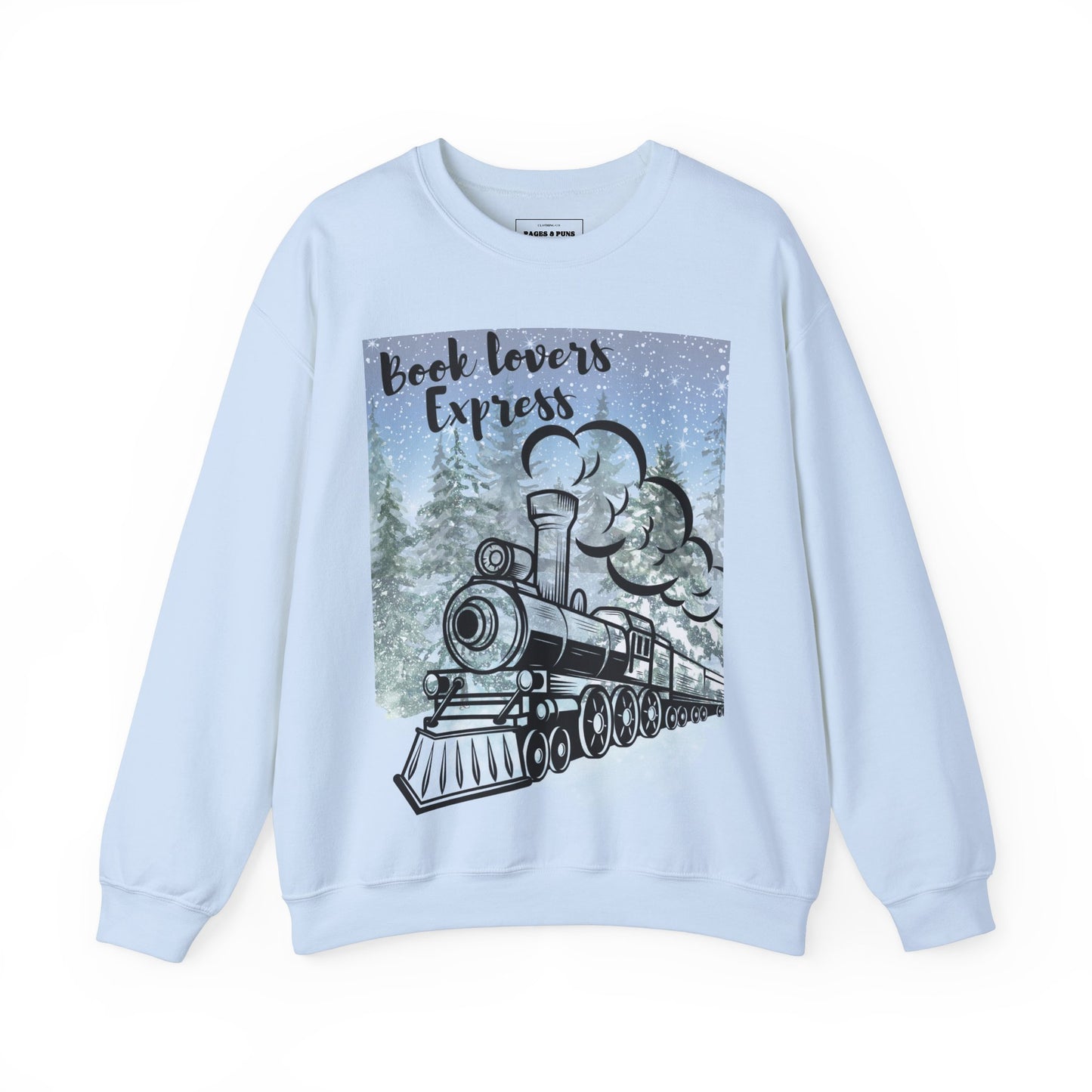 'Book Lover express ' Crewneck Sweatshirt