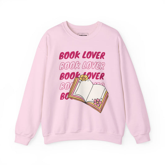 "Book Lover" Crew Sweatshirt