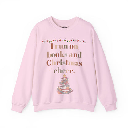 'Books & Christmas Cheer' Crewneck Sweatshirt