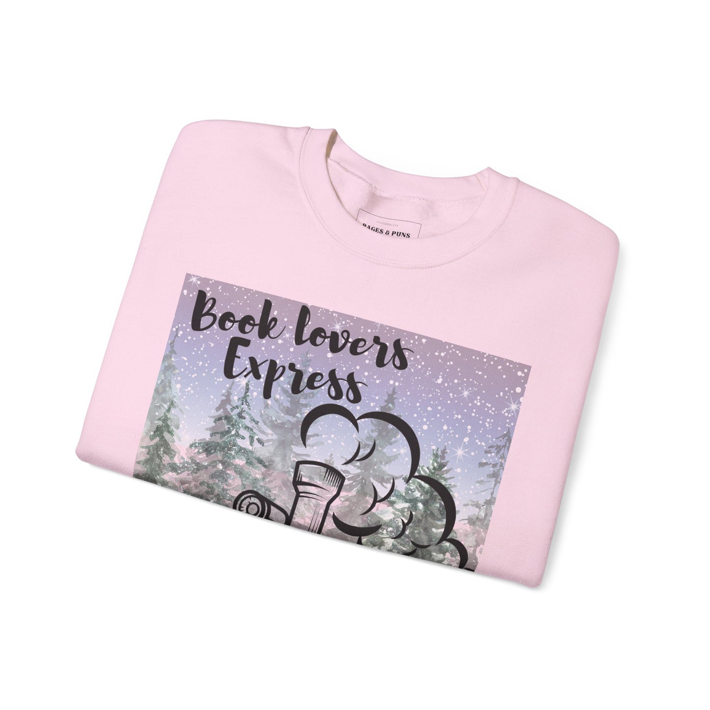 'Book Lover express ' Crewneck Sweatshirt