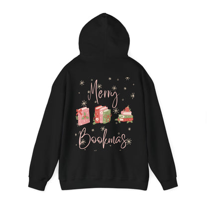 'Merry Bookmas' Hooded Sweatshirt