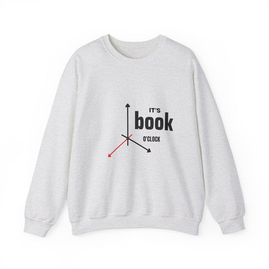 "Book O'clock" Crewneck Sweatshirt