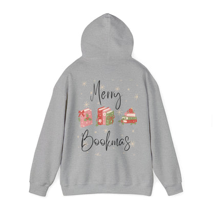 'Merry Bookmas' Hooded Sweatshirt