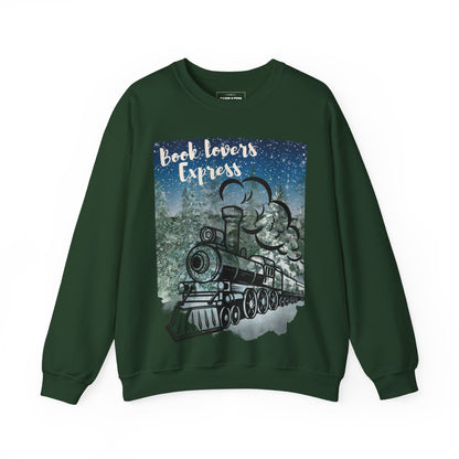 'Book Lover express ' Crewneck Sweatshirt