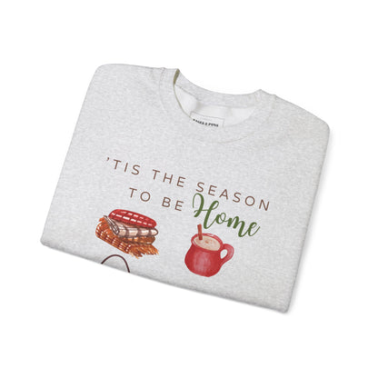 'Home, Cozy & Reading' Crewneck Sweatshirt