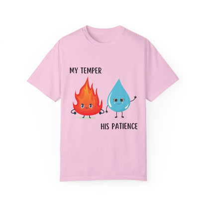 "My temper, His patience" T-shirt