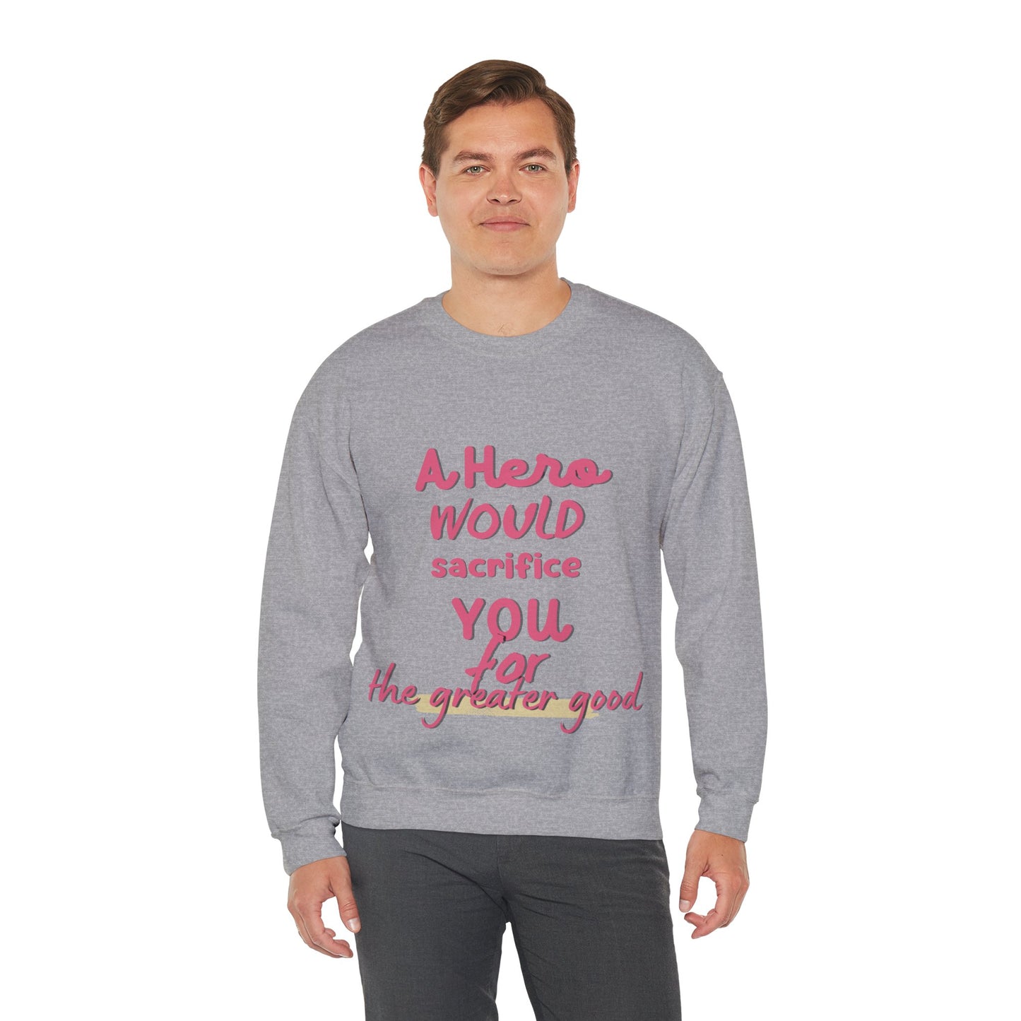 Hero Unisex Heavy Blend™ Crewneck Sweatshirt