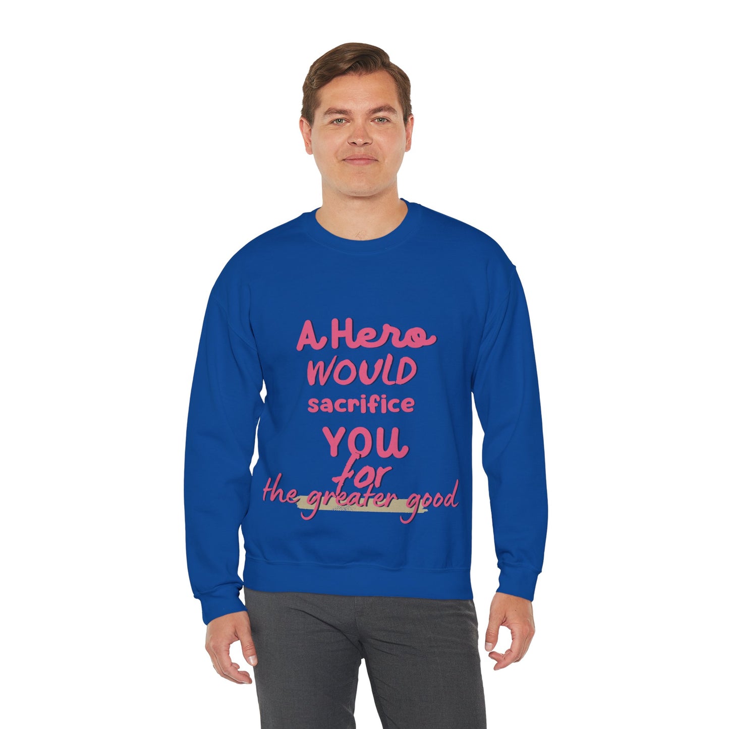 Hero Unisex Heavy Blend™ Crewneck Sweatshirt