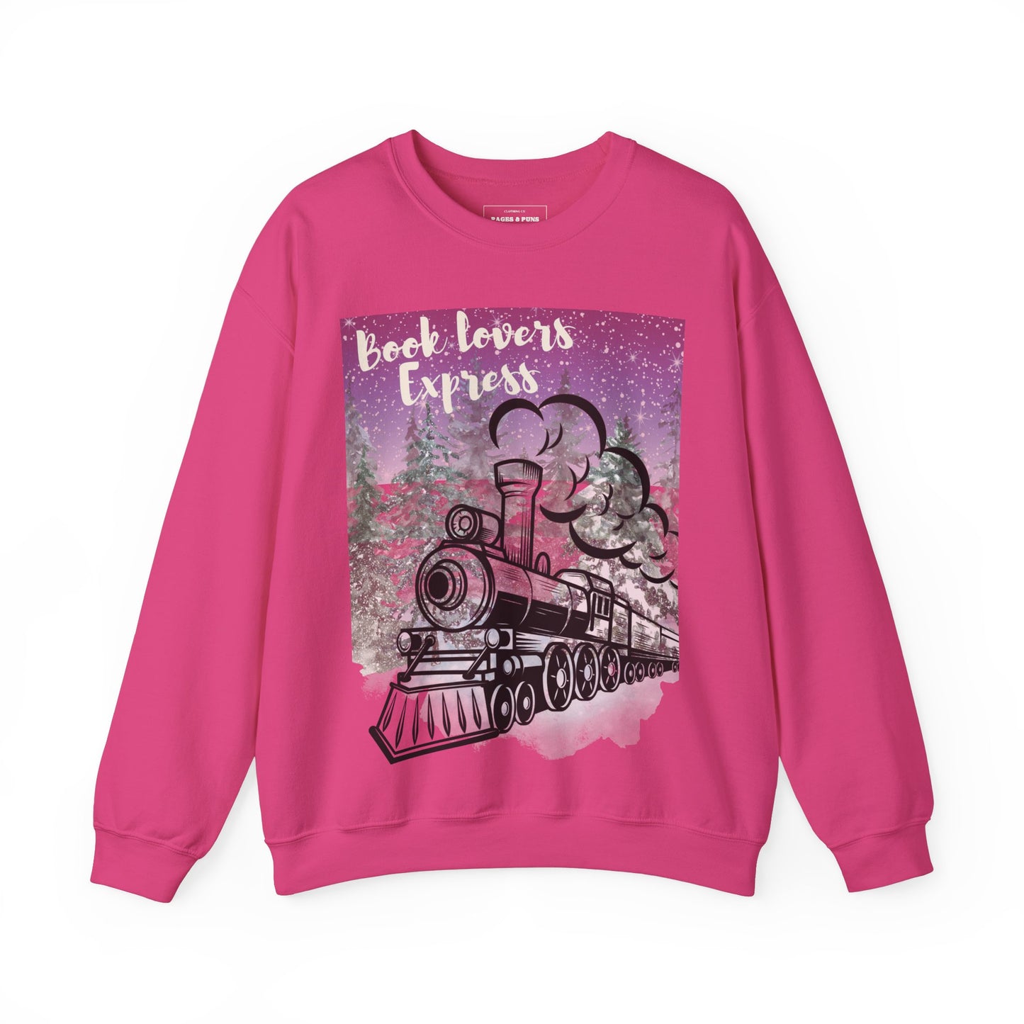 'Book Lover express ' Crewneck Sweatshirt