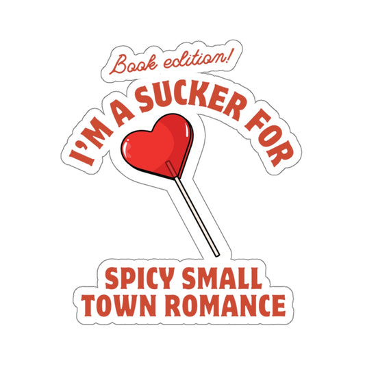 "Spicy small-town romance" Stickers